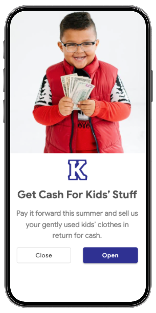 Kid to Kid - Franchising social ad example